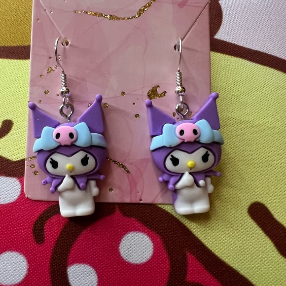 Kuromi earrings - Picture 2 of 3